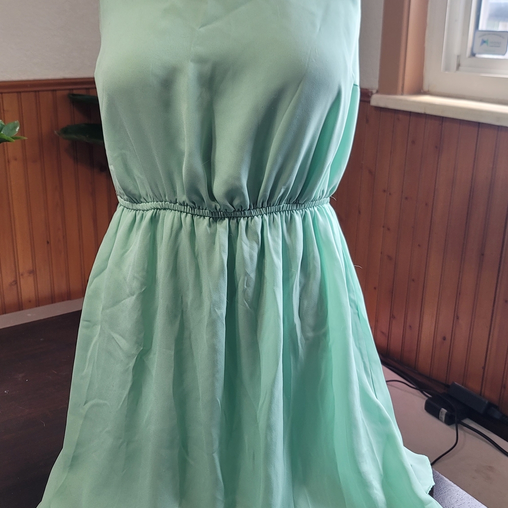 Charlotte Russe Mint Green Midi Dress